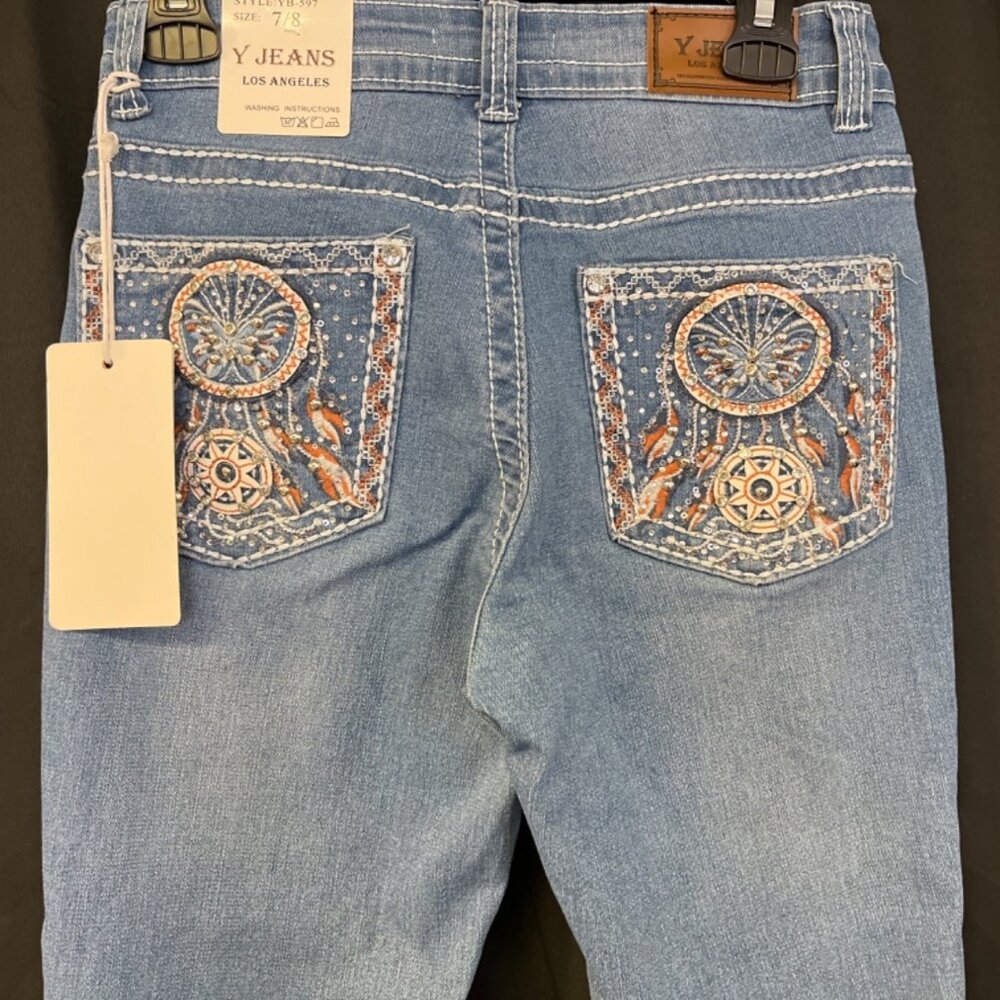 Y Jeans Women's Blue Jeans/Bootcut Size 7/8 SKU 5382 - Picture 3 of 6